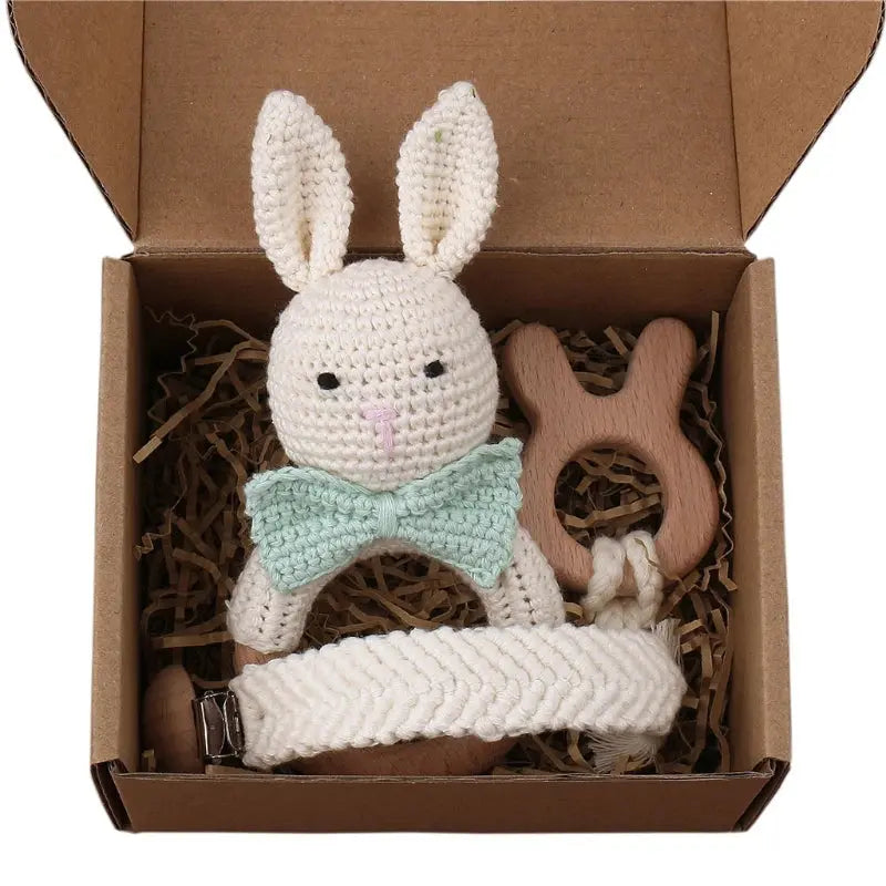 Coffret cadeau bébé bois et crochet - Picnicdouille