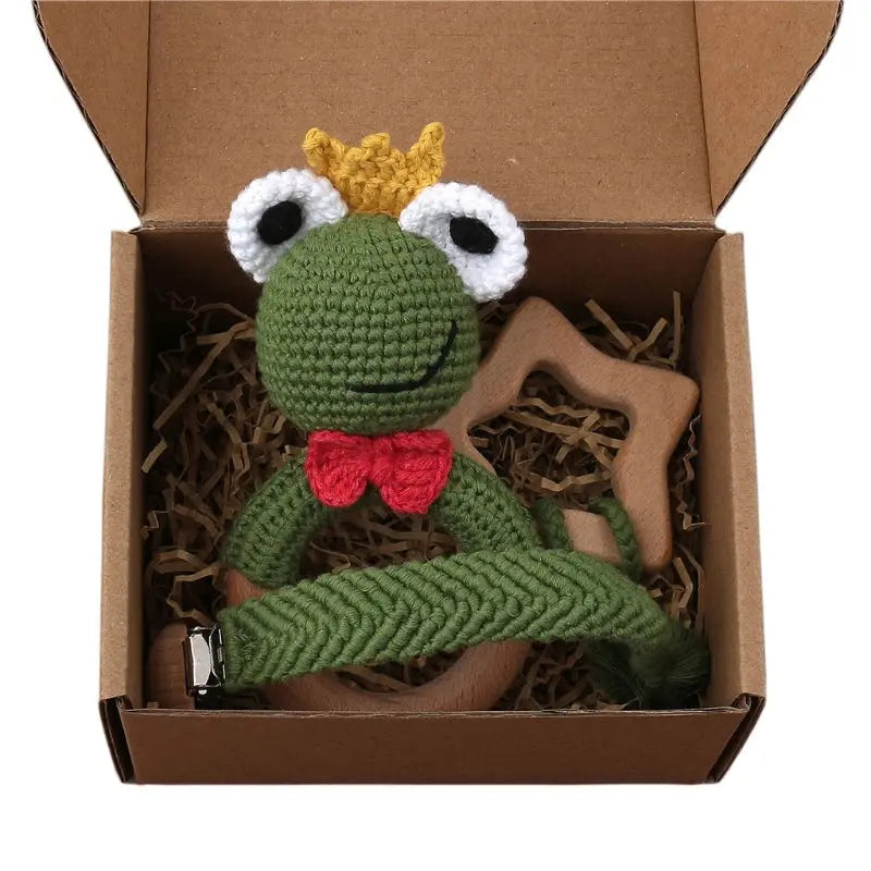 Coffret cadeau bébé bois et crochet - Picnicdouille