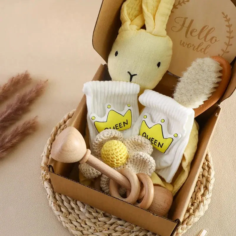 Coffret cadeau bain bébé - Ensemble de jouets et accessoires éco-responsables - Picnicdouille