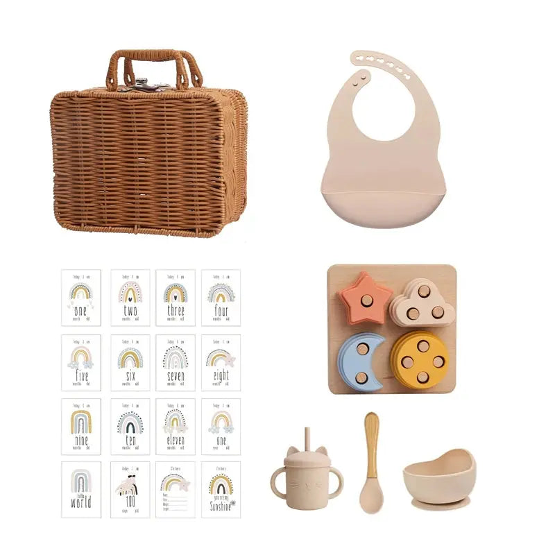 Coffret repas pour bébé - Ensemble complet et éducatif - Picnicdouille