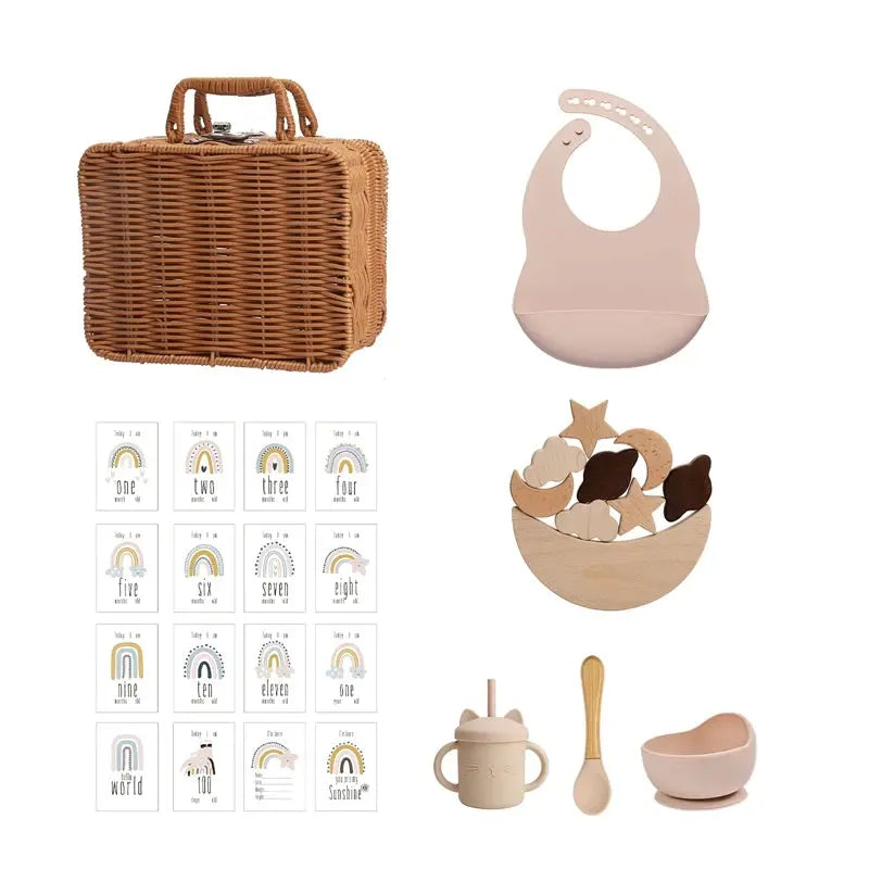 Coffret repas pour bébé - Ensemble complet et éducatif - Picnicdouille