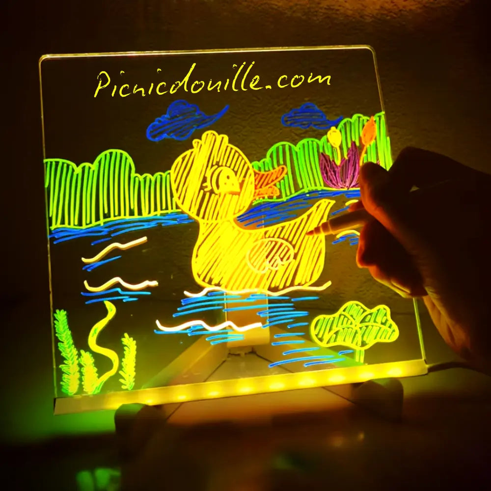 Tablette à Dessin Lumineuse LED Picnicdouille