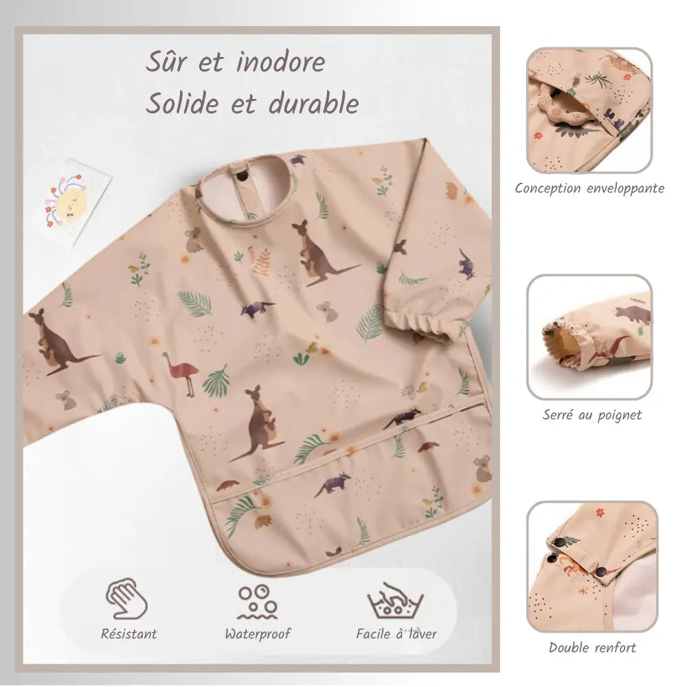 Tablier de repas imperméable pour bébé - Picnicdouille